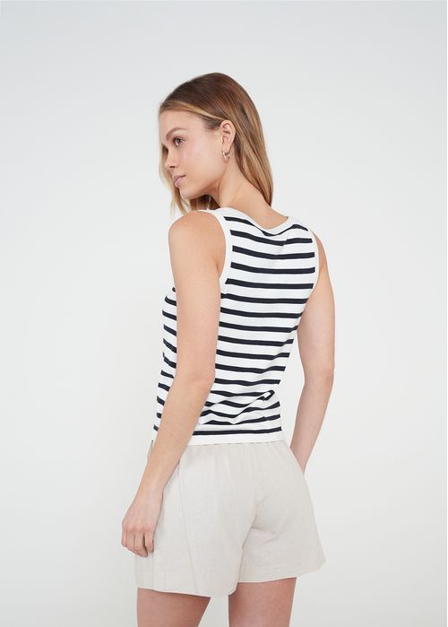 Camiseta básica tejida