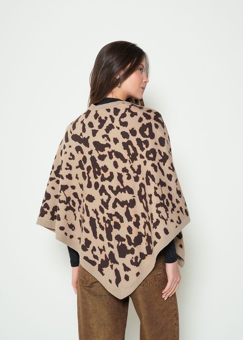 Kimono tejido animal print